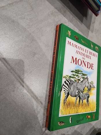 Lot de 2 livre : Mamans et bébés animaux du monde