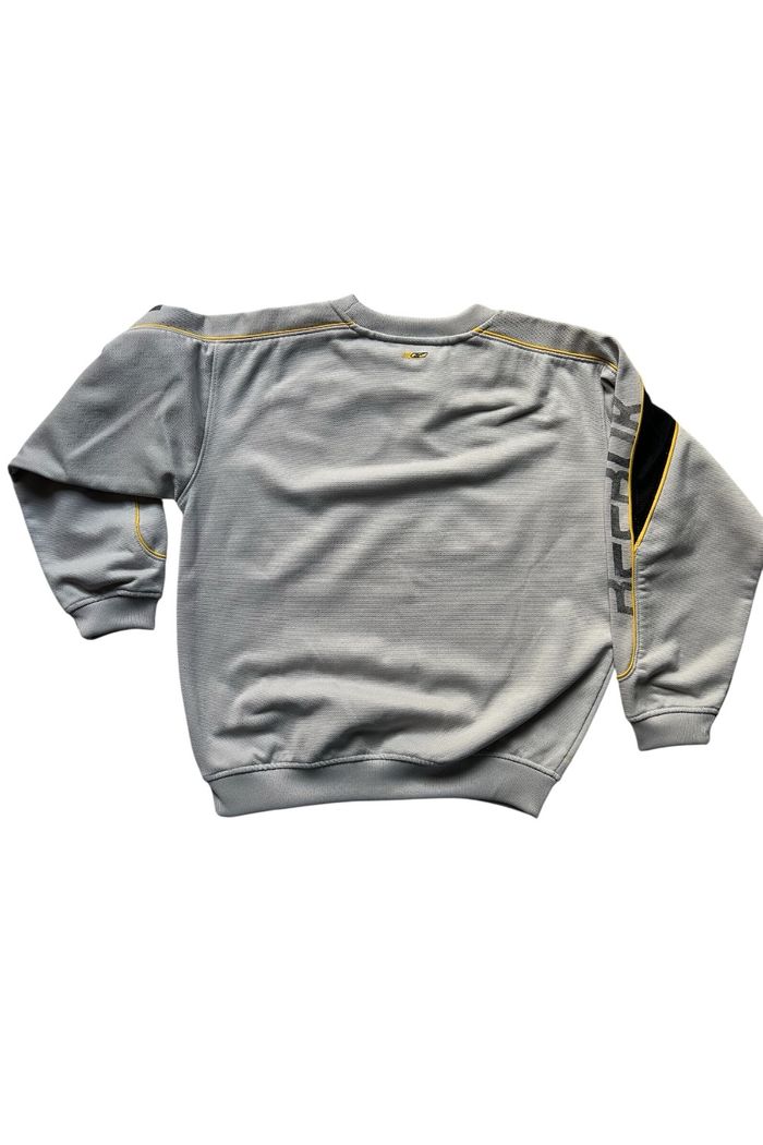 Pull gris jaune noir Reebok 10 ans - photo numéro 2