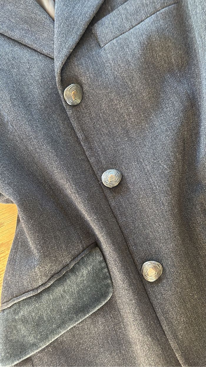 Veste blazer Vintage en laine Cyrillus Paris - Made in France - photo numéro 4
