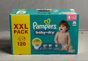2 packs Pampers baby dry  taille 4 neuf