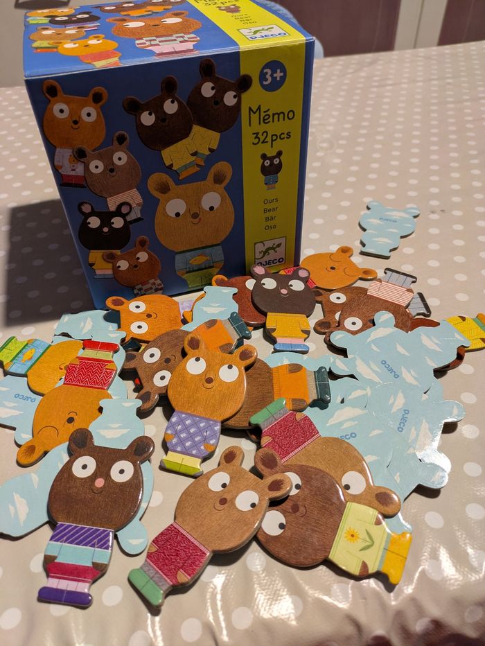 Jeu de memo Djeco ours
