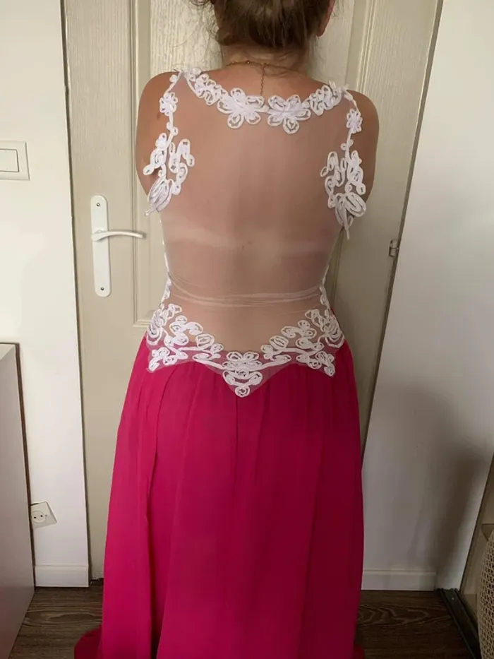 Robe longue fushia - photo numéro 2