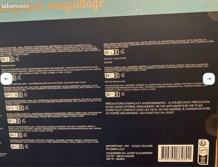 Neuf Calendrier de l'Avent avec ses 24 articles soins & beauté - photo numéro 4