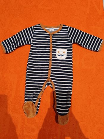 Pyjama velours Absorba 3 mois