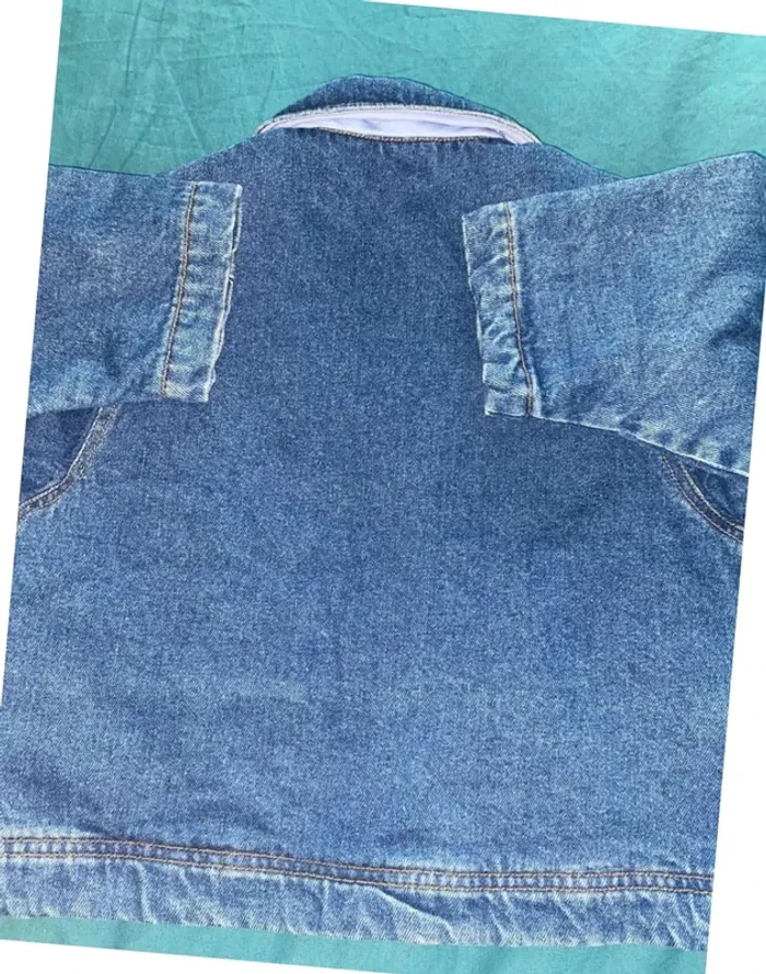 Veste en jean vintage garçon taille 3 ans - photo numéro 3