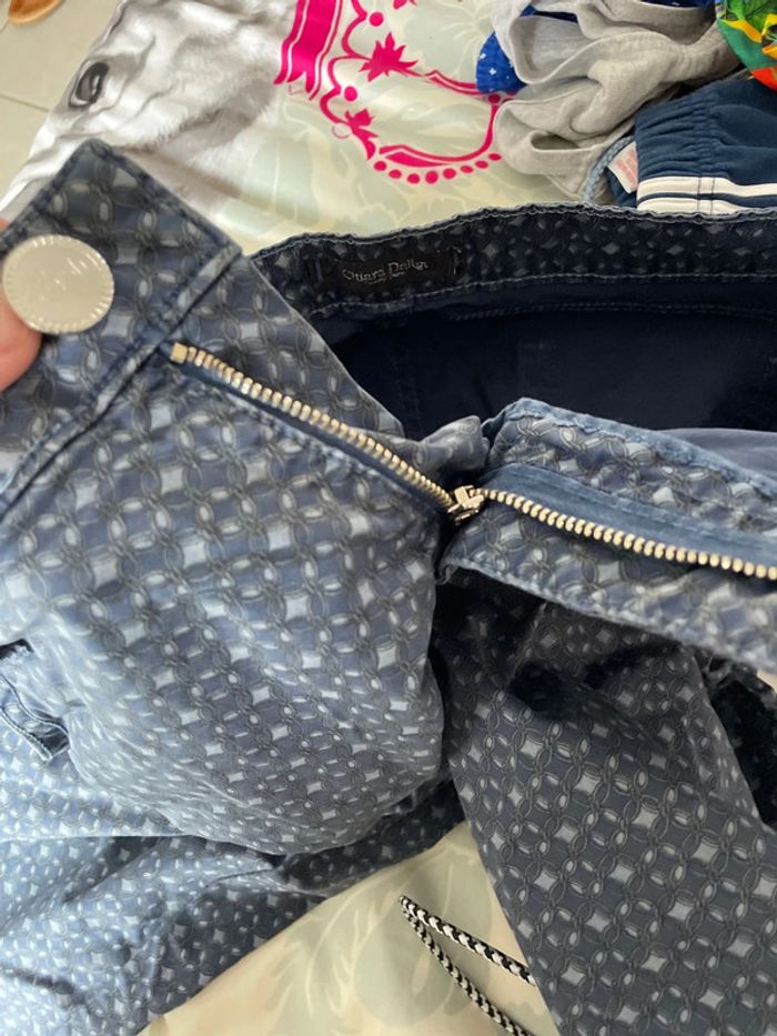 Pantalon enduit bleu 42 - photo numéro 8