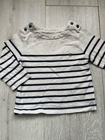 T-shirt marinière Cyrillus 12 mois