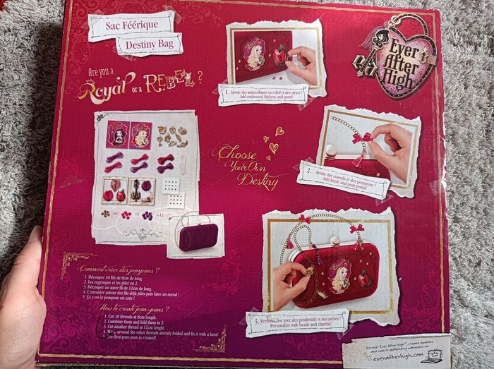 Grand coffret jouet sac féerique 2 faces diy - photo numéro 2