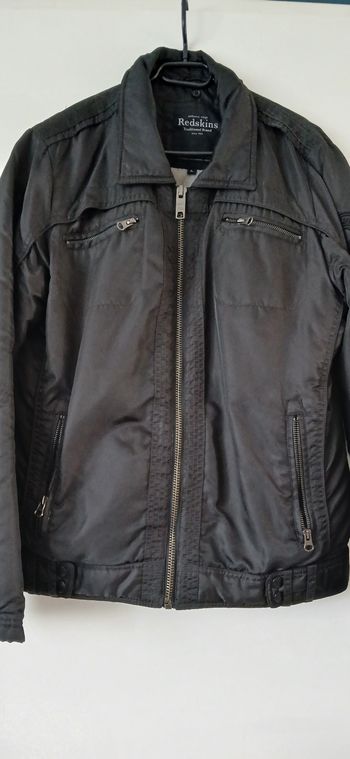 Veste manteau redskins L homme noire