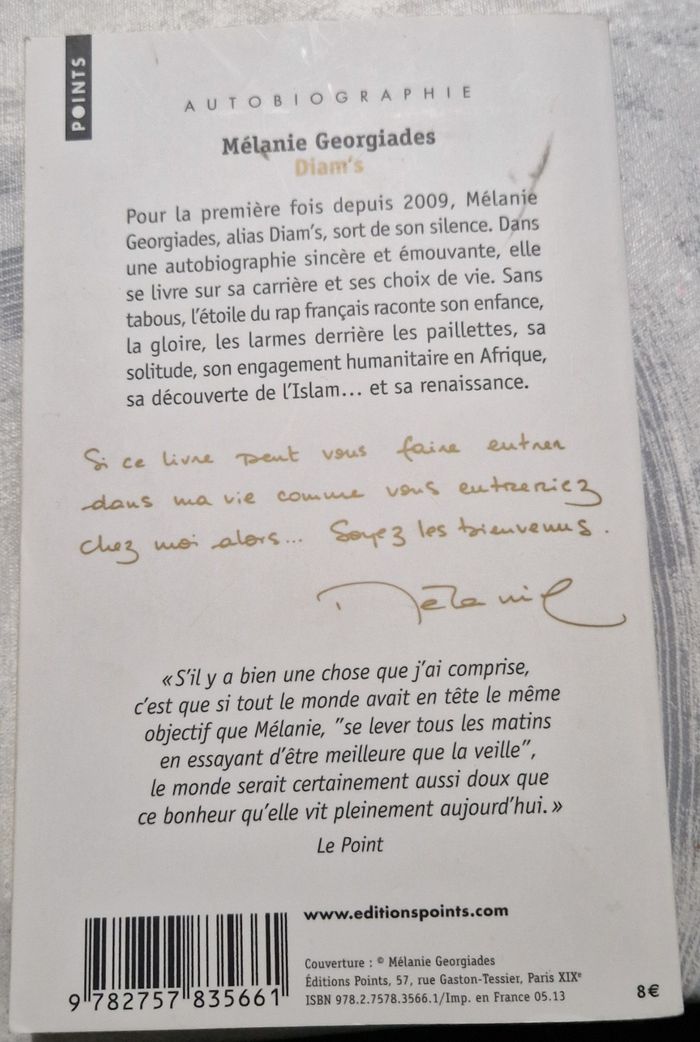 Autobiographie Diam's - Mélanie Georgiades - photo numéro 3