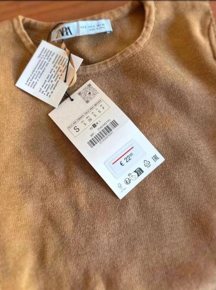 Croc Top camel Zara NEUF avec étiquette - Taille S/36 - photo numéro 5