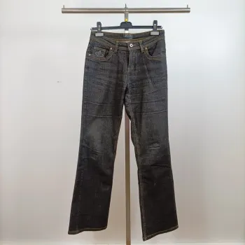 Jean noir Bubu Jeans brodé – Taille 40 A721