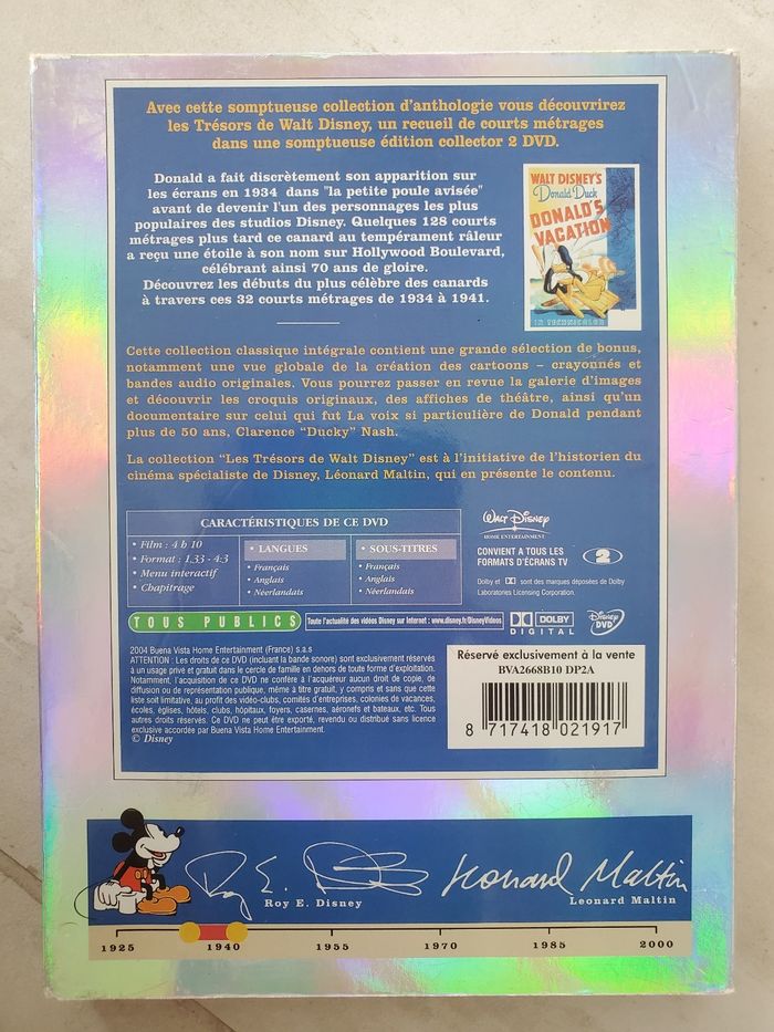 DVD Donald de A à Z de 1934 à 1941 Les trésors de Walt Disney - photo numéro 4