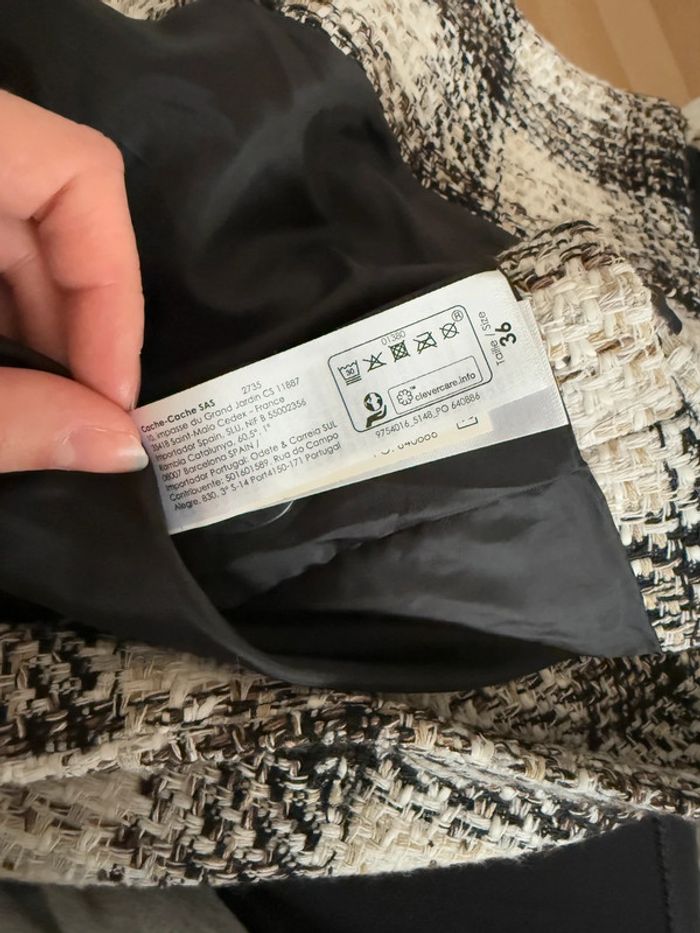 Magnifique blazer pied de poule / Taille 36 - photo numéro 8