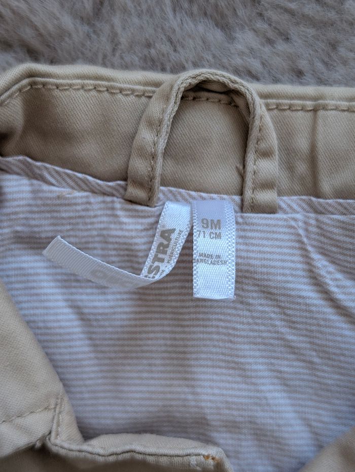 Veste trench beige bébé garçon Orchestra – 9 mois (71 cm) - photo numéro 3