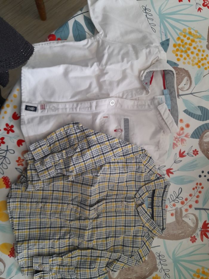 Lot 2 chemises manches longues