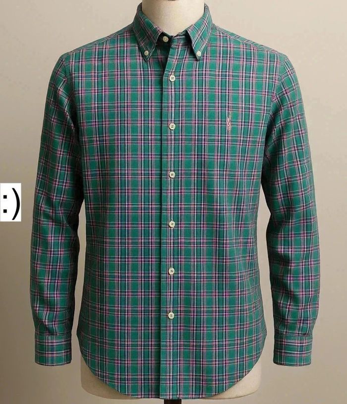 🔥 Chemise Ralph Lauren à carreaux vintage – Très bon état général 🔥