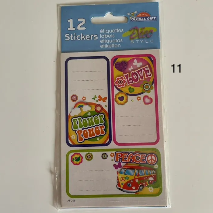 Stickers cahier fournitures - photo numéro 12