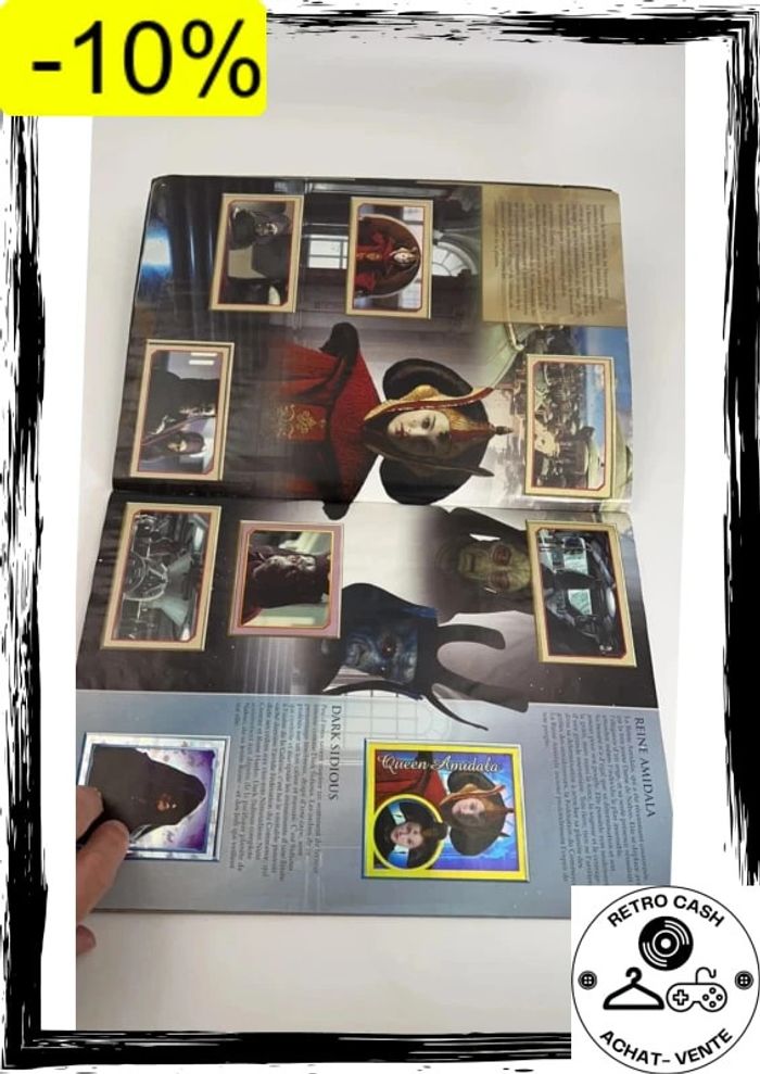 Album incomplet il manque 1 vignette Star Wars epidose 1 Merlin Lucasfilm 1999 - photo numéro 5