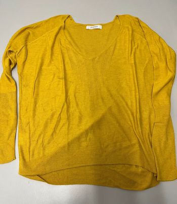 Pull jaune Promod scintillant S