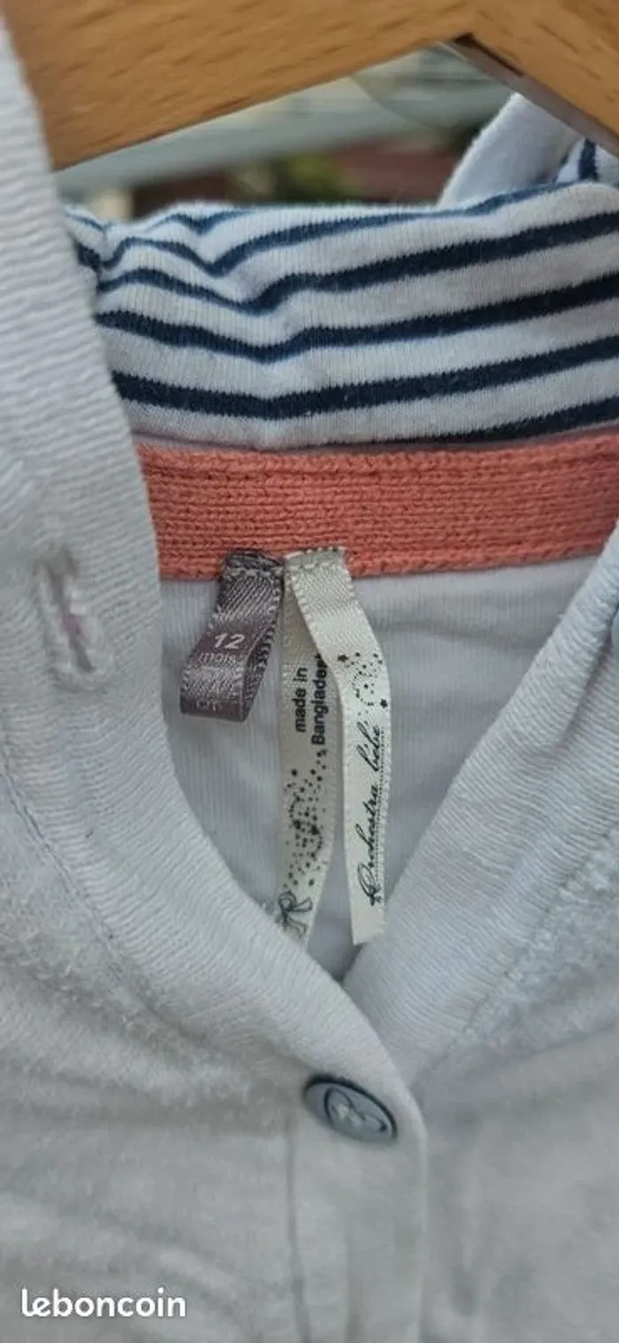 Cape bébé mixte doublée Taille 12 mois - photo numéro 5