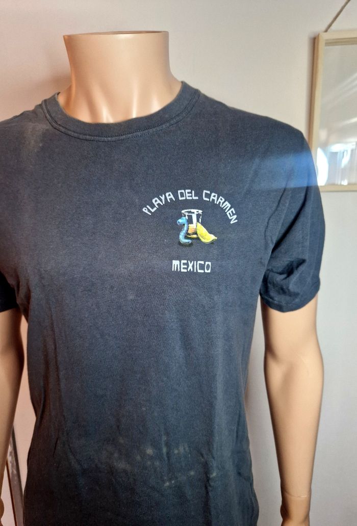 VINTAGE – T-shirt Souvenir Mexico – Taille M – Style Summer / Tequila - photo numéro 4