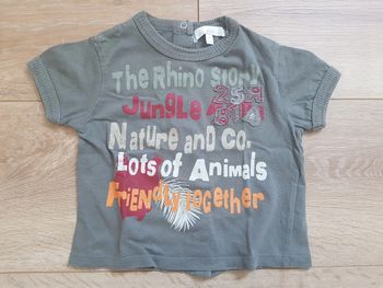 Tee-shirt manches courtes 9 mois/ 71 cm