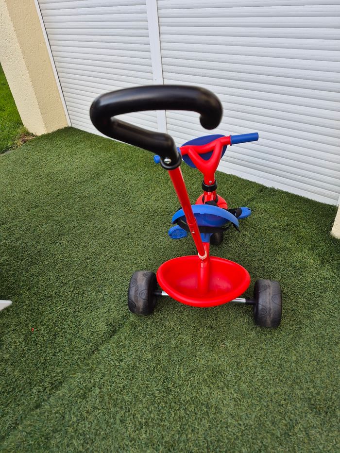 Tricycle vélo bébé enfant évolutif be fun spidey spiderman smoby - photo numéro 10