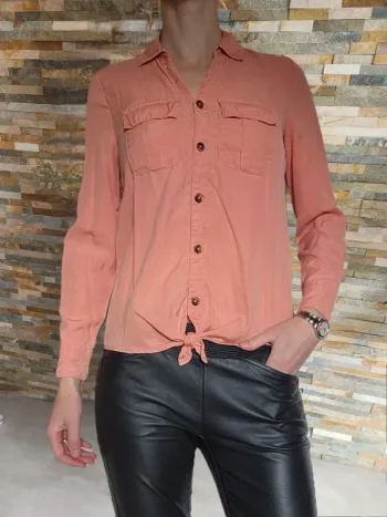 Chemise à nouer en bas Only XS