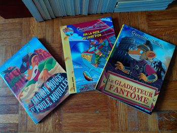 Lot de 3 livres geronimo stilton. Tomes 72 74 87
