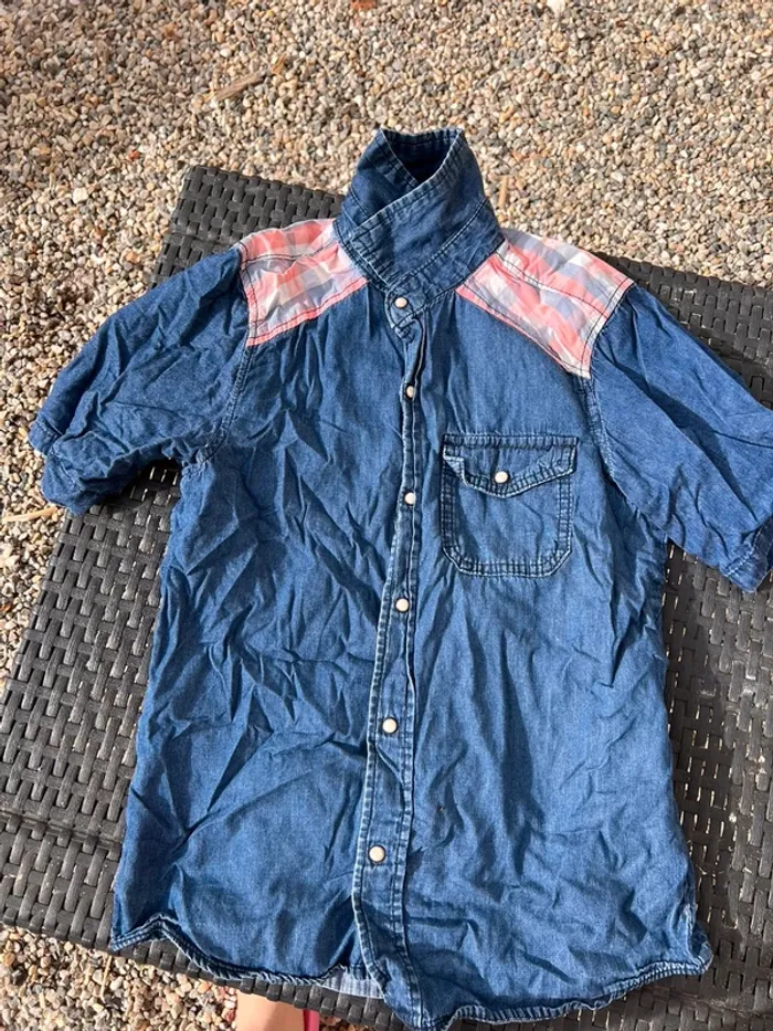 Chemise jeans enfant