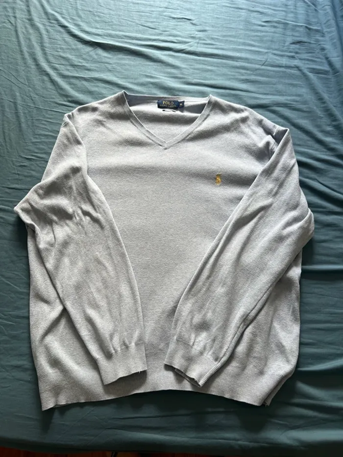 Pull col V Ralph Lauren taille XL - photo numéro 9