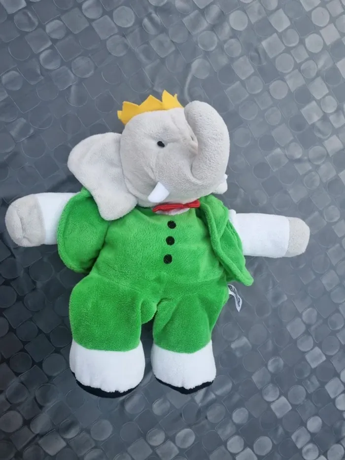 Peluche Babar vintage - photo numéro 2
