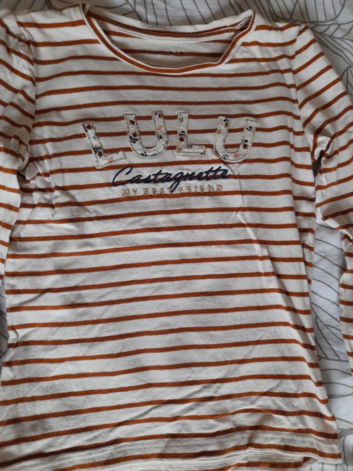 T-shirt à manche longue Lulu Castagnette - photo numéro 2