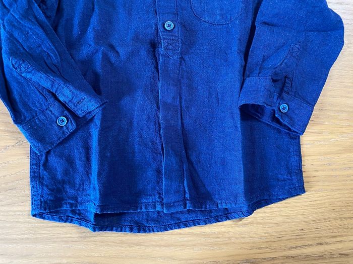H&M Chemise bleue Taille 2 ans - photo numéro 3
