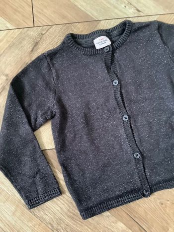 Gilet gris  fibre argenté  TAO tape à l’oeil 3 ans Excellent état