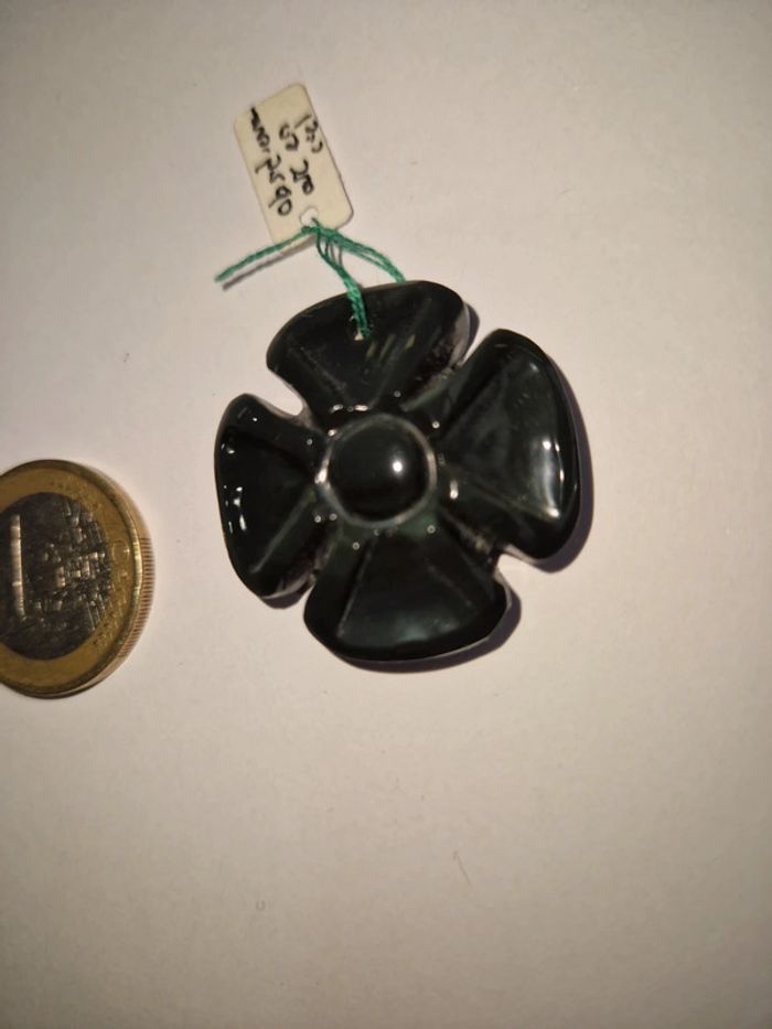 Pendentif obsidienne œil celeste toetihuacan - photo numéro 6