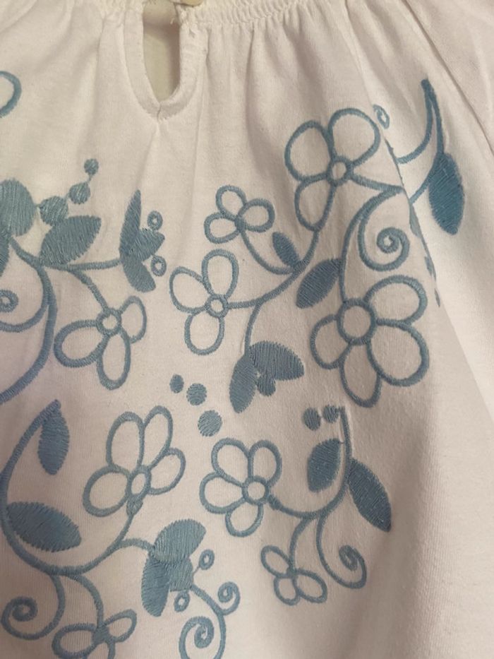 Blouse en jersey brodé Gap 12/13 ans - photo numéro 6