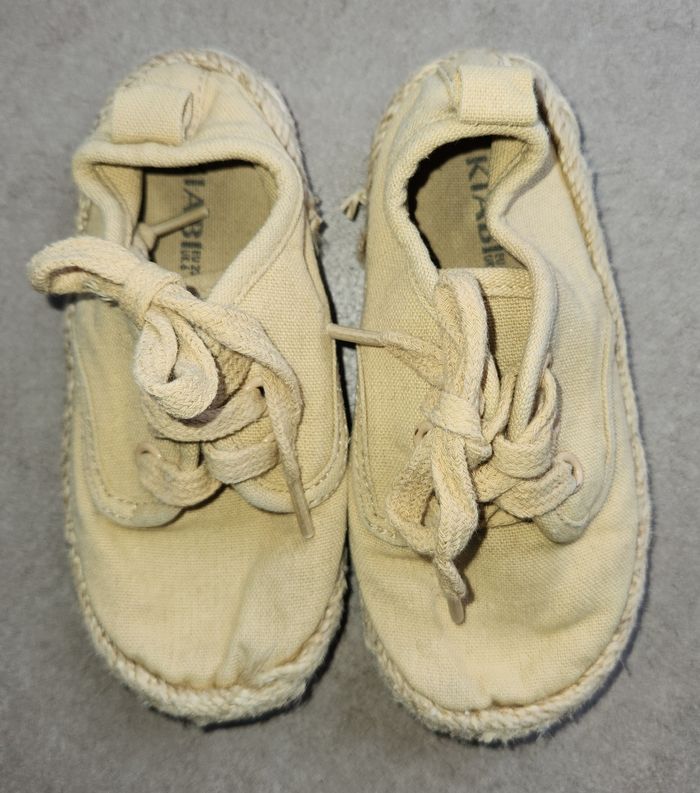 Chaussure en toile à lacets Kiabi taille 23 - photo numéro 3