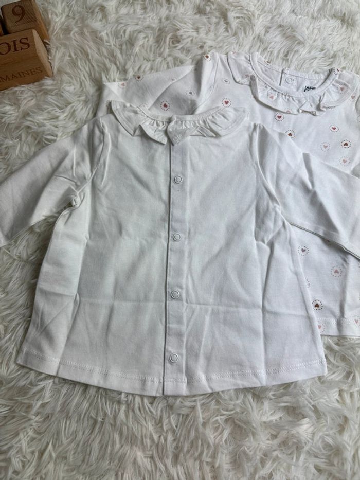 Lot de 2 tshirts manches longues la redoute kids taille 9 mois - photo numéro 5