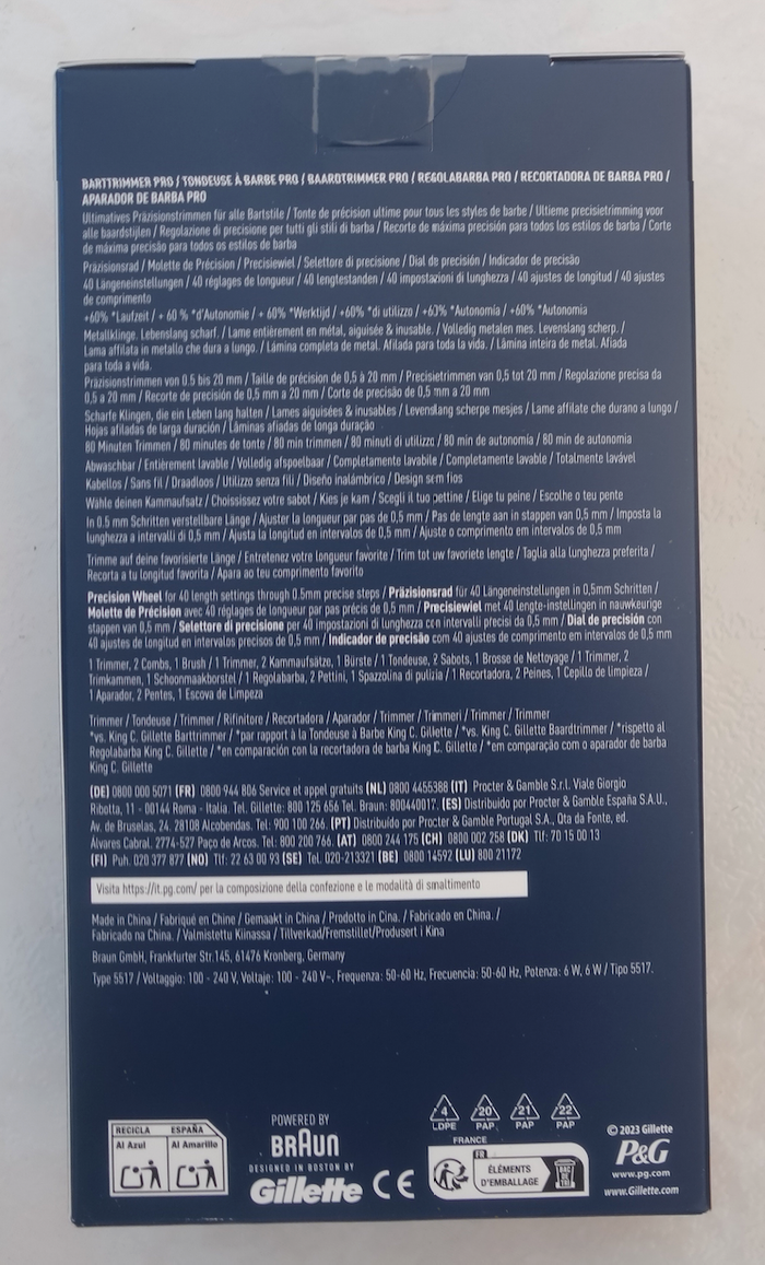 gillette beard trimmer pro neuf - Tondeuse Pro pour homme - photo numéro 3