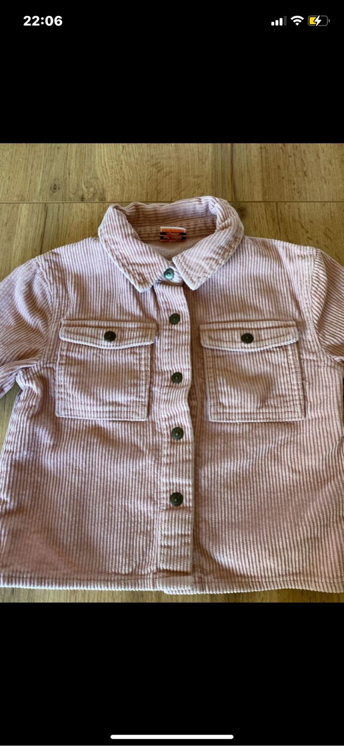 Veste en jeans rose - photo numéro 4