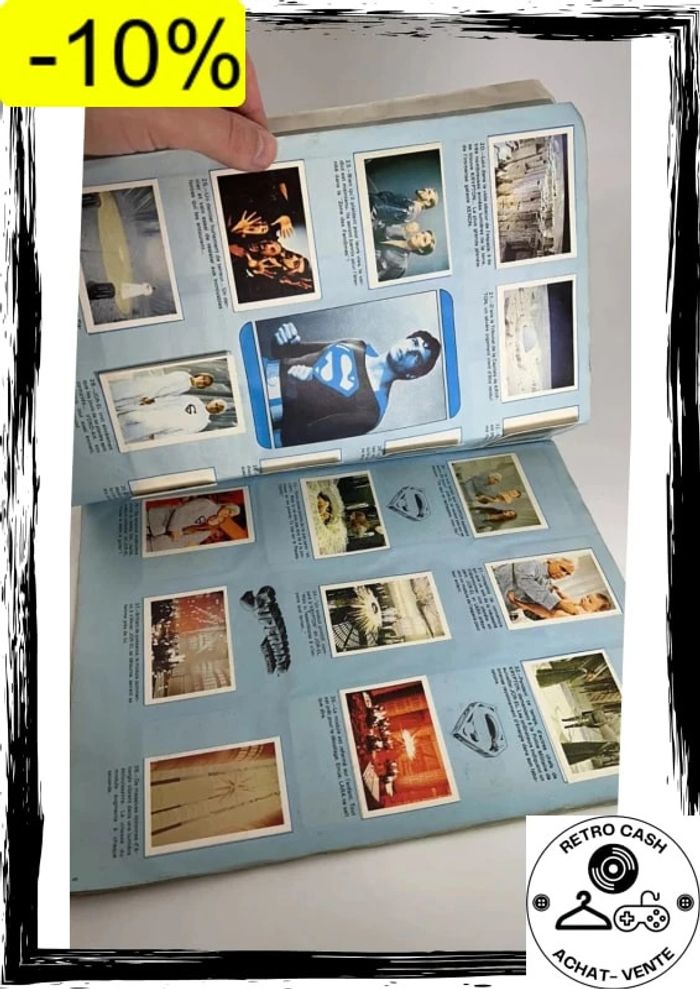 Superman The Movie - album collecteur de vignettes complet - ageducatifs - style PANINI - photo numéro 6