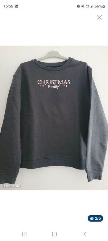 Sweat femme gris-KIABI-Taille M(38/40)