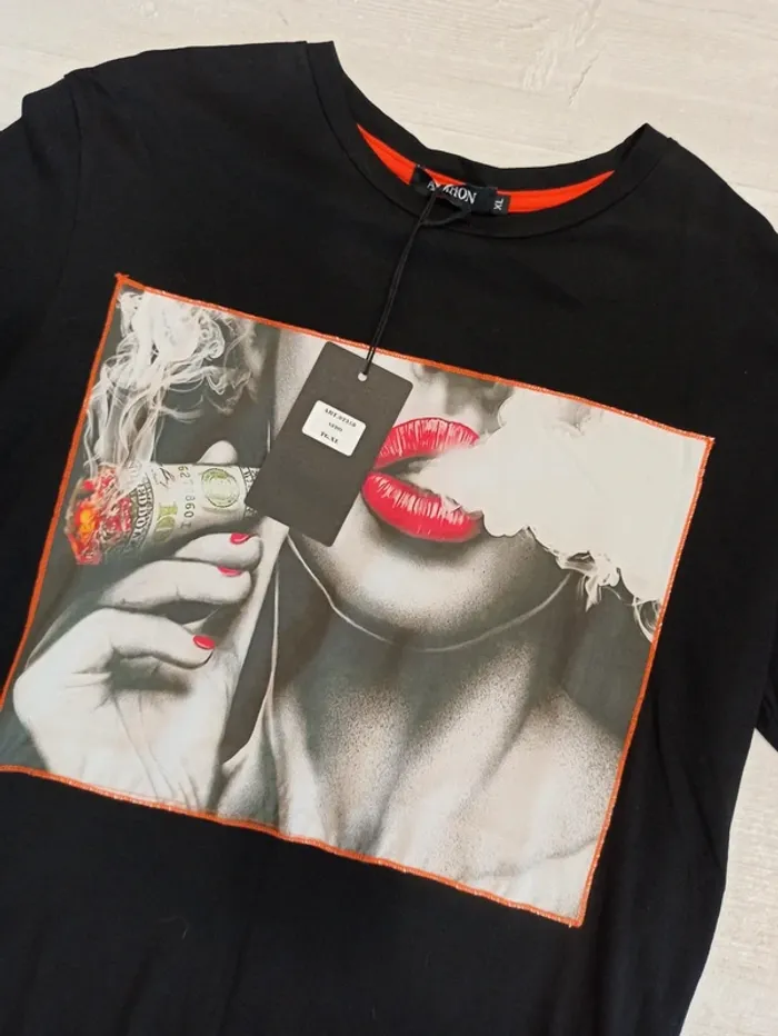 Tee shirt noir homme xl - photo numéro 2