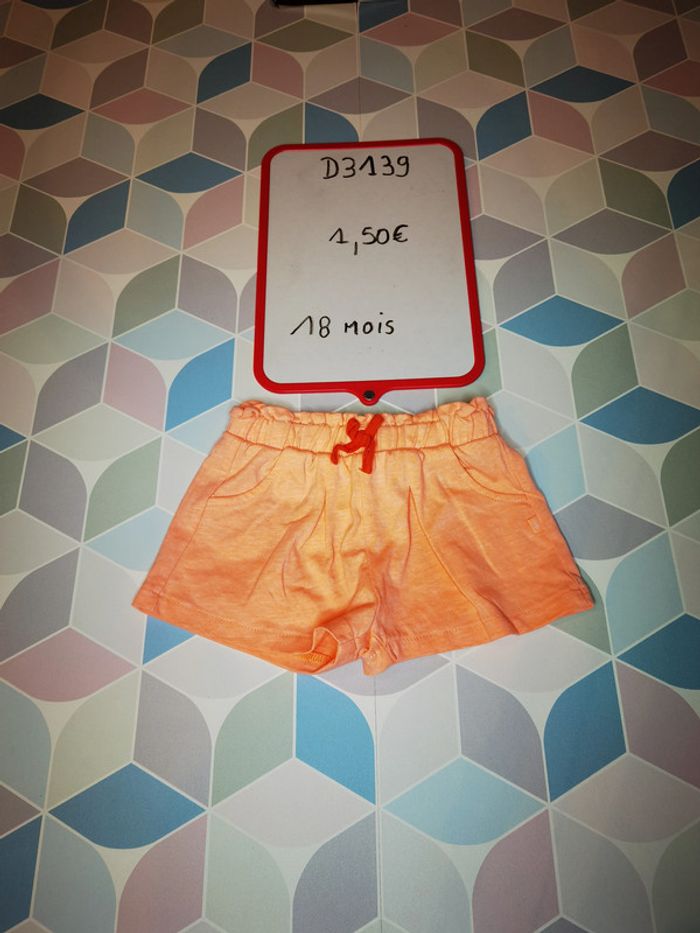 D3139 - short fille 18 mois - photo numéro 3