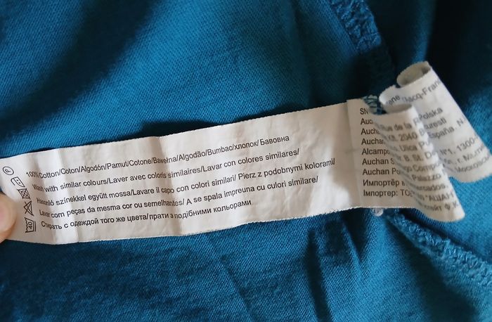 T-shirt manches longues bleu 14 ans - photo numéro 7