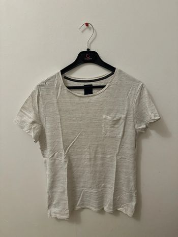 Haut Devred M tbe blanc moucheté