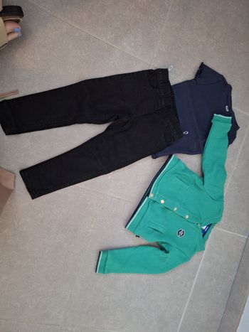 Bottes - t-shirt- pantalon et gilet