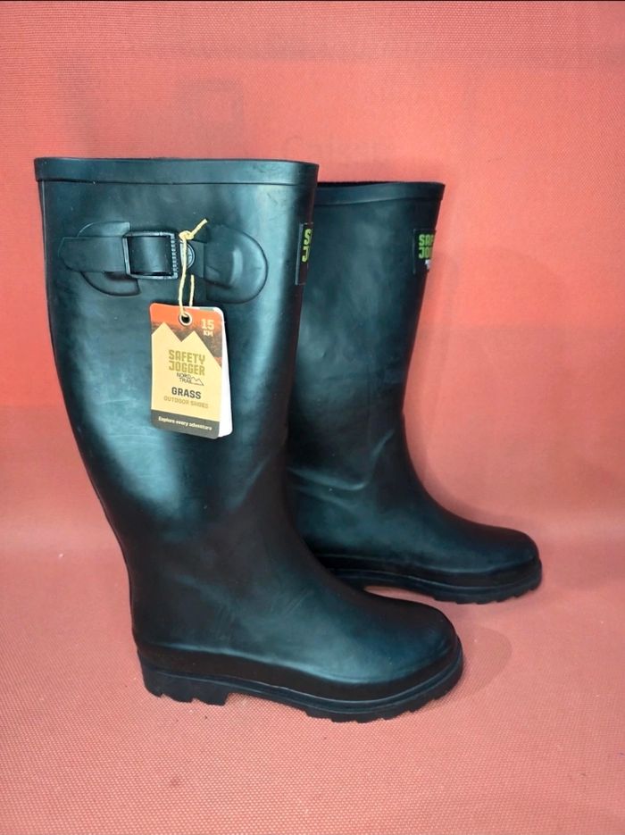Bottes de Pluie Safety Jogger "Grass" - Taille 36 - Neuf - photo numéro 2